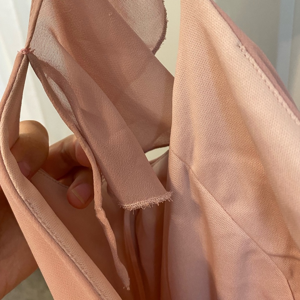 Birdy Grey Kae Bridesmaids Dress in Rose Quartz - Picture 6 of 6